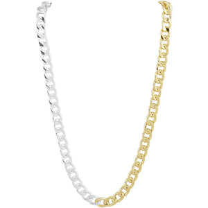 Leila Link Two Tone Necklace