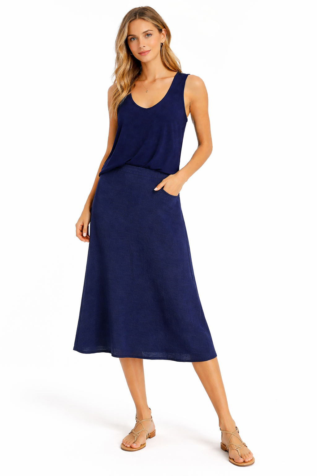 Bardria Dual Slit Skirt