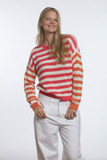 Multi Stripe Thermal Crew