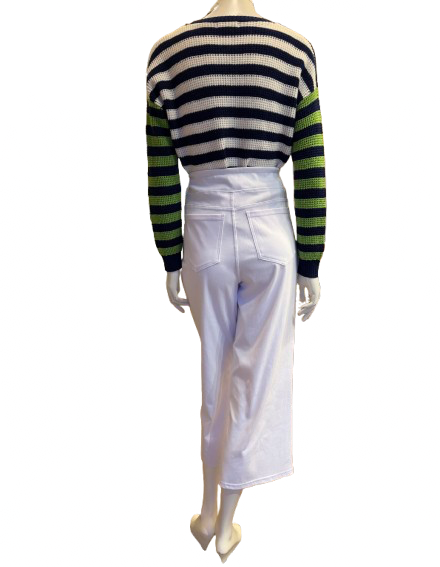 Pull On Knit Denim Pant