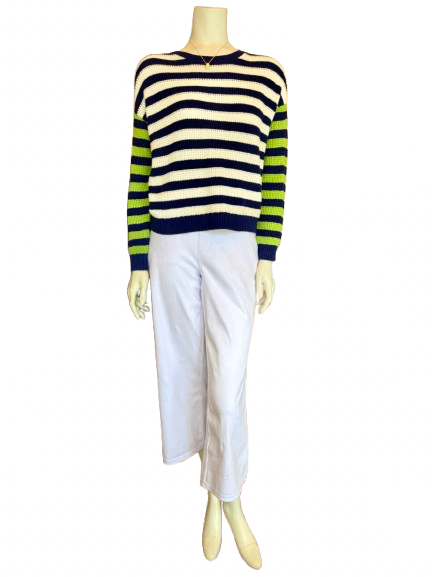 Pull On Knit Denim Pant