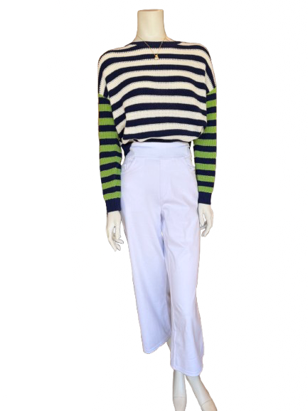 Pull On Knit Denim Pant