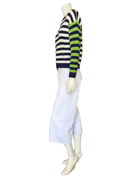 Pull On Knit Denim Pant