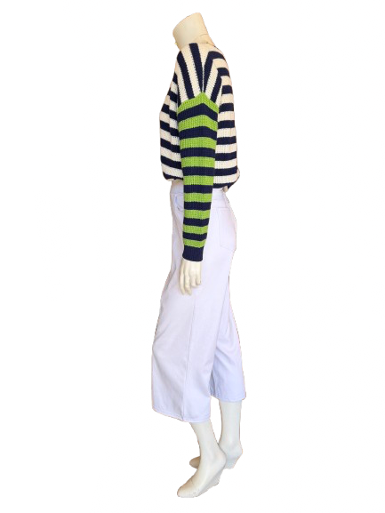 Pull On Knit Denim Pant