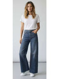 Trompe L'oiel Wide Leg Jean