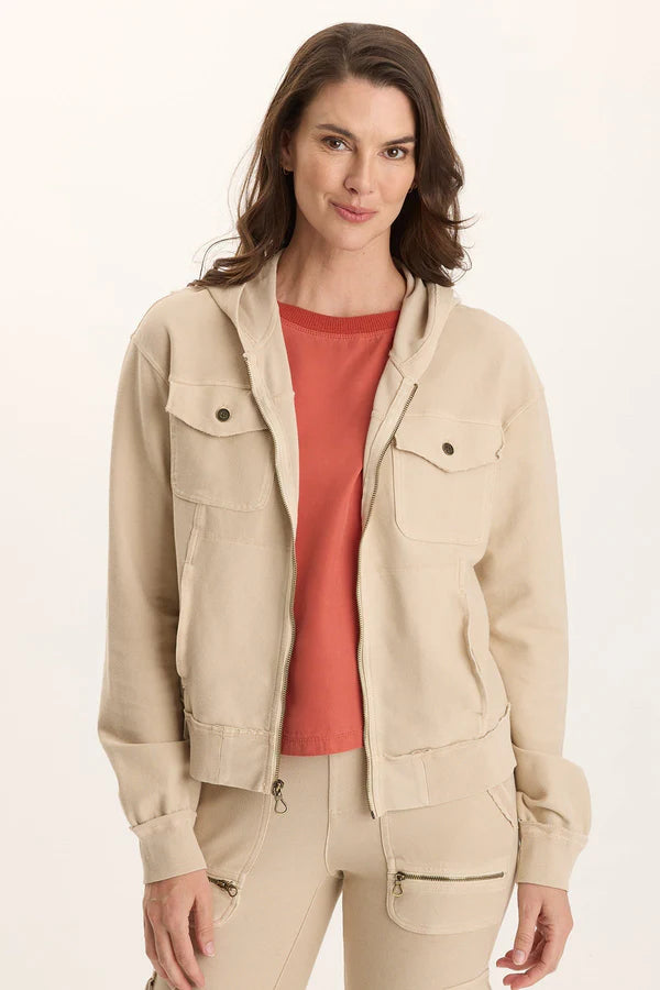 Balfore Hooded Bomber Jacket