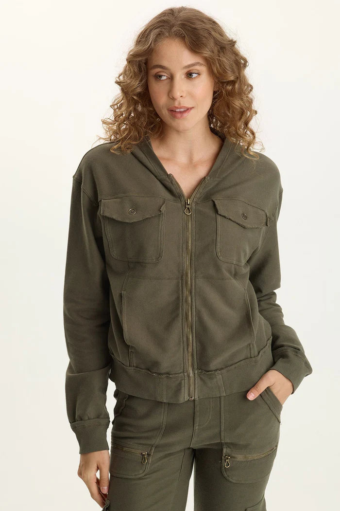 Balfore Hooded Bomber Jacket