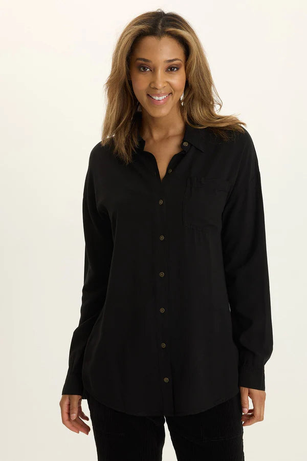 Dusten Button-Up Blouse