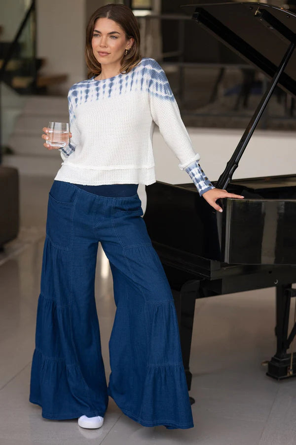 Kelsoe Tie-Dye Long Sleeve Top