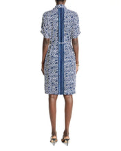 Load image into Gallery viewer, Etched Angles Belted Dress
