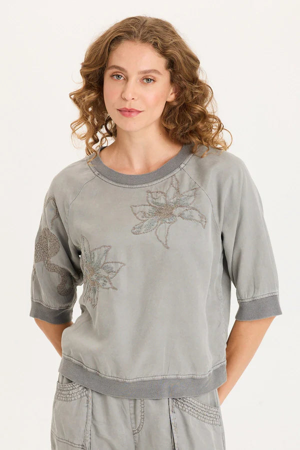 Embroidered Linton Top