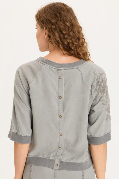 Embroidered Linton Top