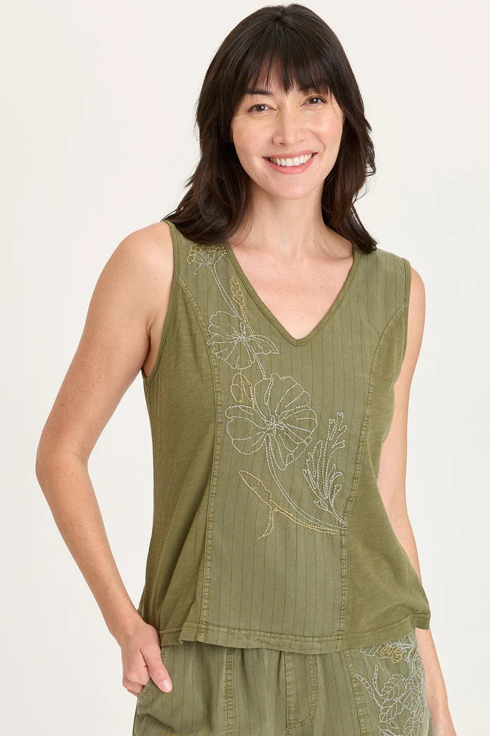 Siska Embroidered Tank