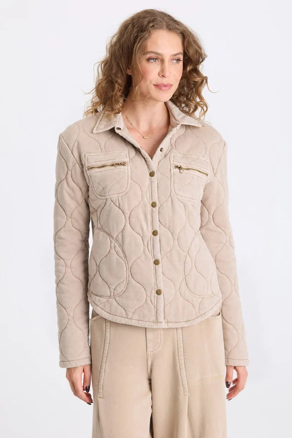 Gyasi Wave Quilting Jacket