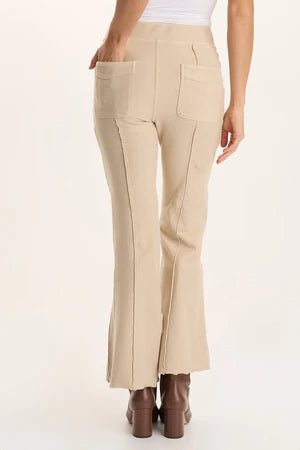 Ninian Twill Knit Flared Pant