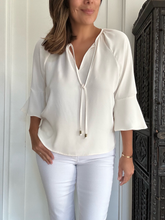 Load image into Gallery viewer, 3/4 Bell Sleeve Blouse
