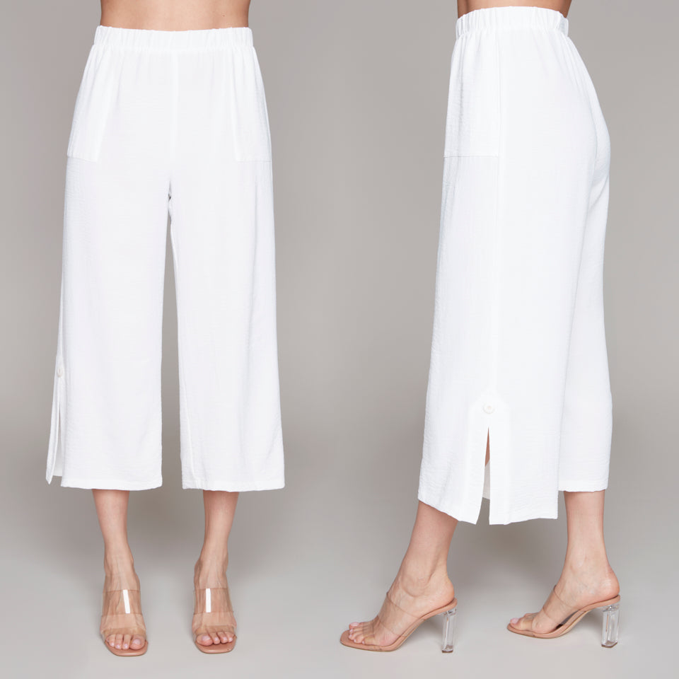 Side Slit Crop Pant