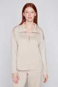 Half Zip Knit Top