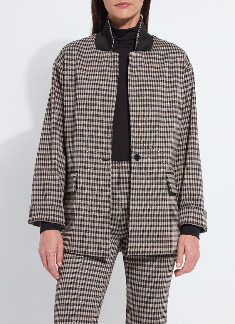 Colleen Metallic Relaxed Blazer