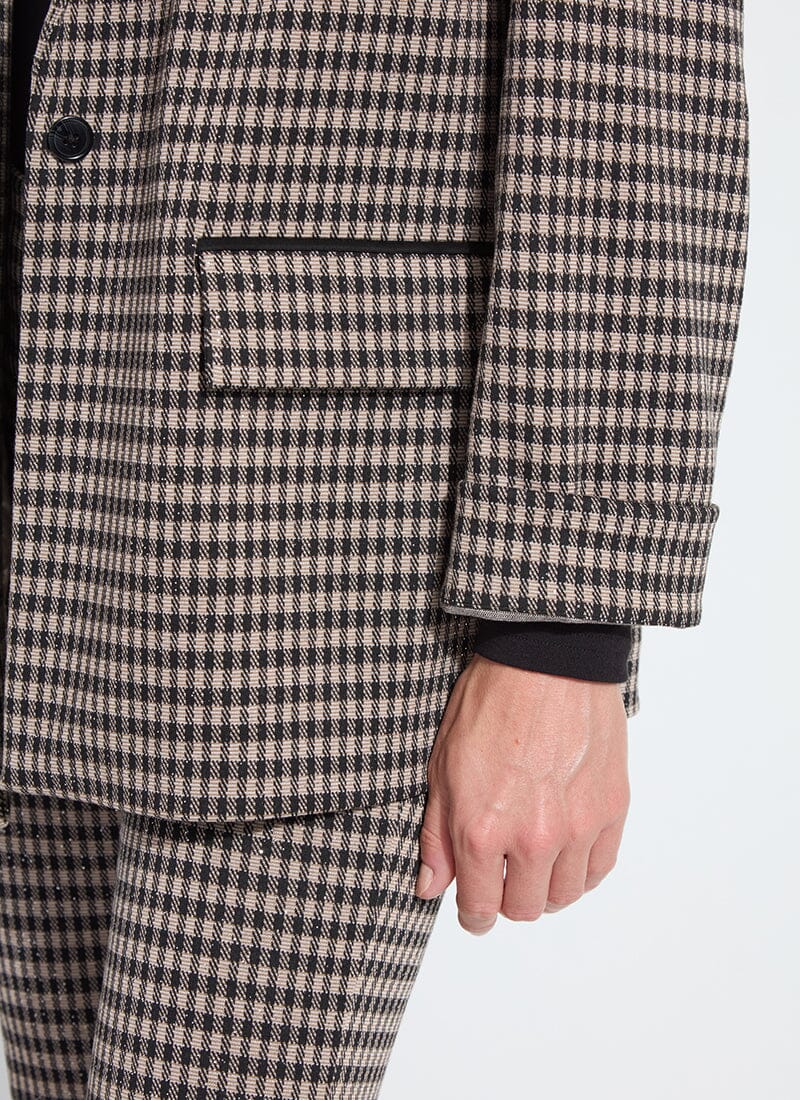 Colleen Metallic Relaxed Blazer