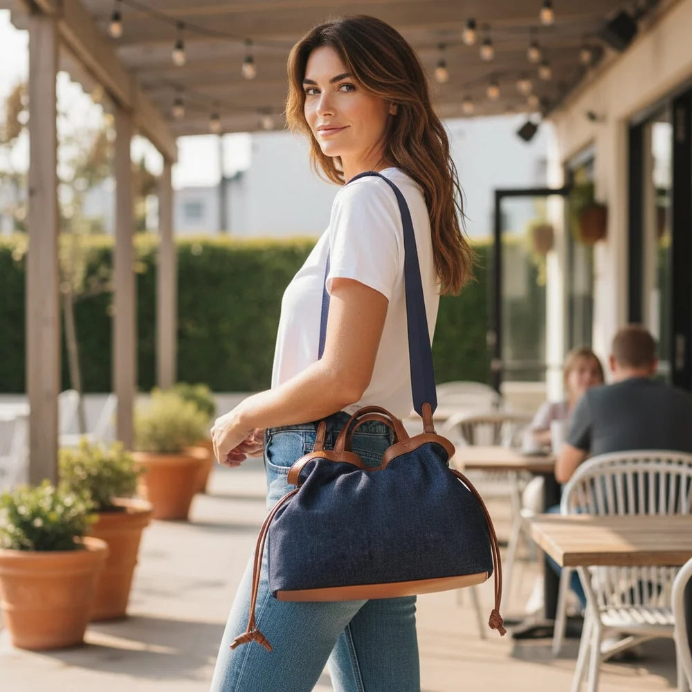 Reese Indigo Tote