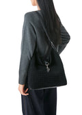 Sandy Woven Shoulder Bag