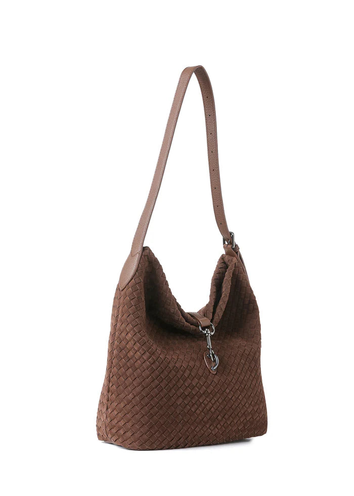 Sandy Woven Shoulder Bag