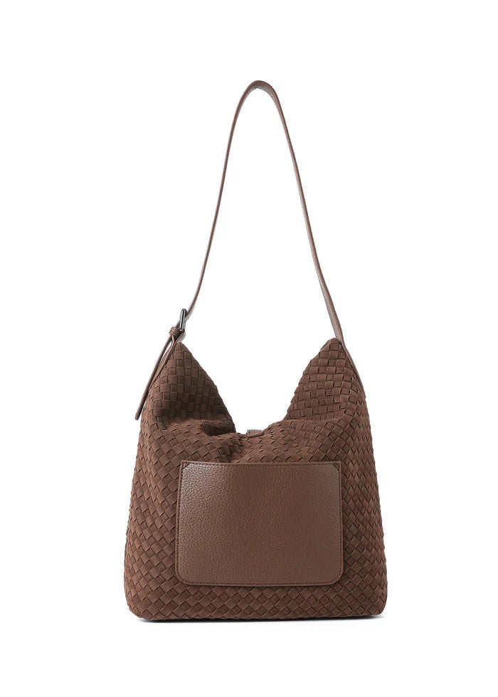 Sandy Woven Shoulder Bag