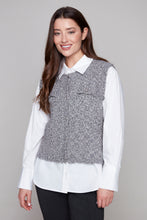 Load image into Gallery viewer, Fray Edging Knit Vest
