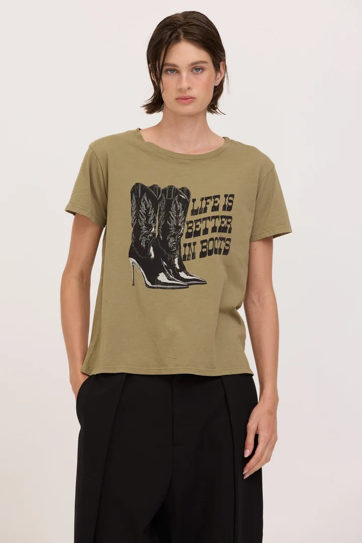 Better In Boots Tee