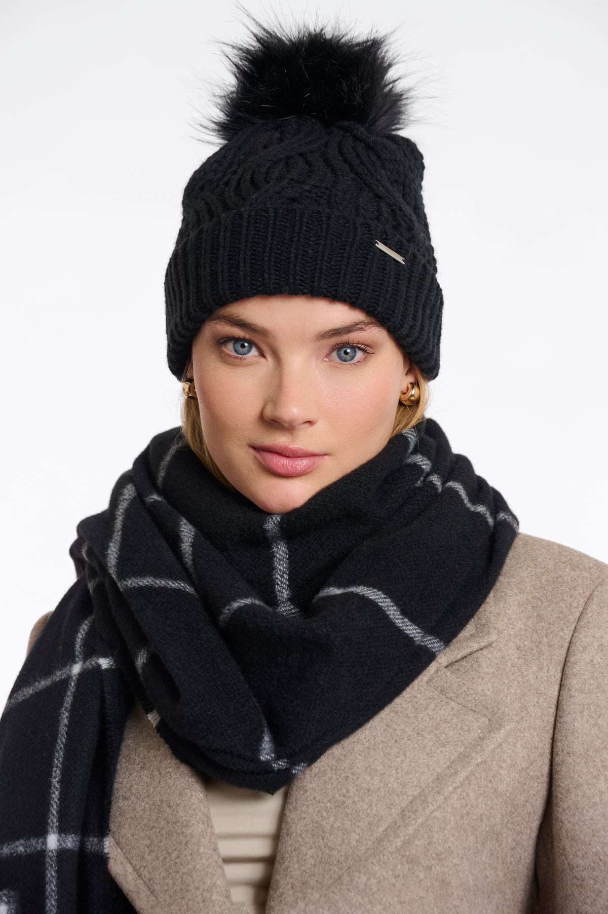 AAF Beanie w/Removable Pompom