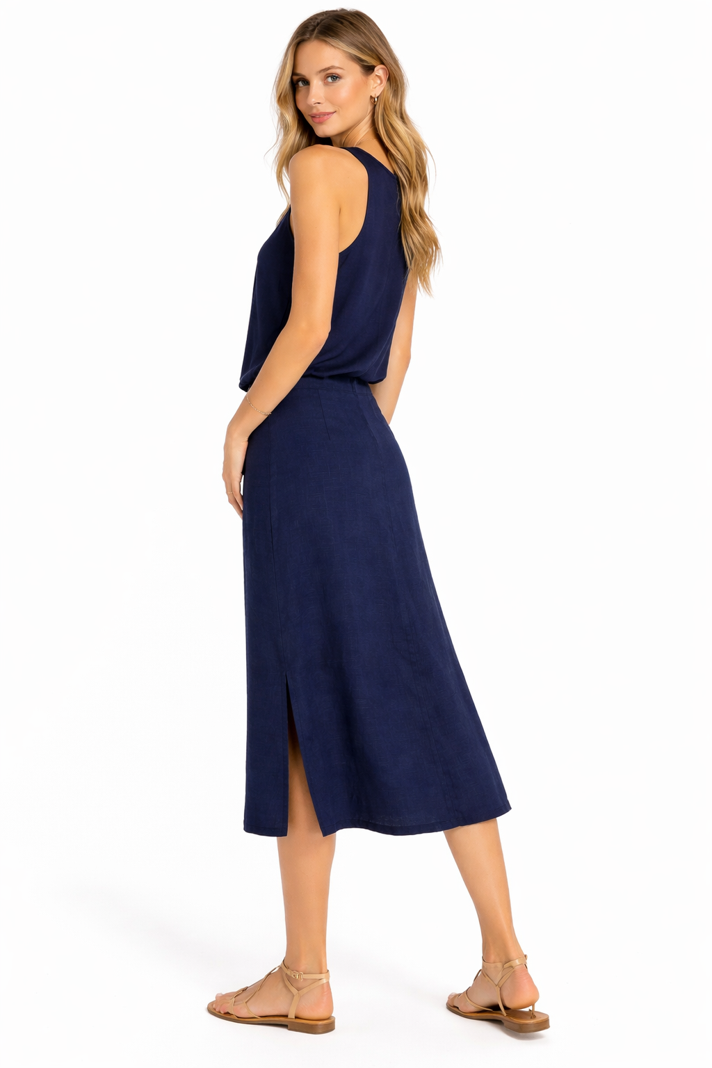 Bardria Dual Slit Skirt
