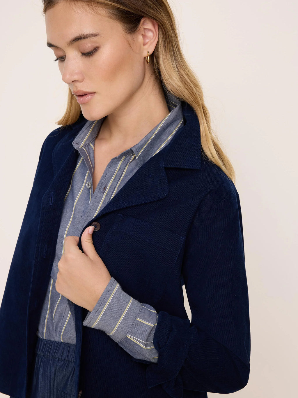 Baby Cord Shirt Jacket