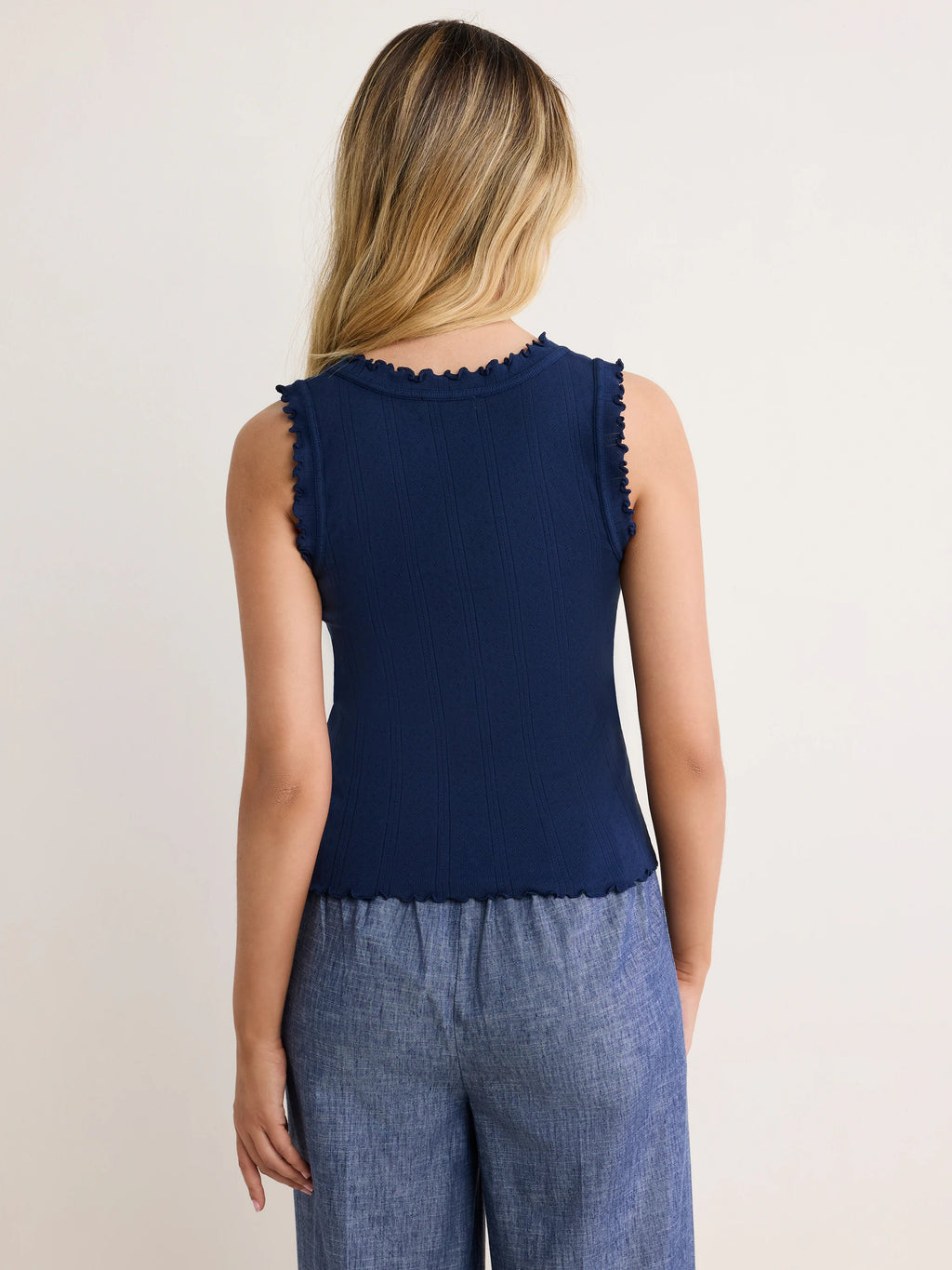 Pointelle Rib Ella Tank