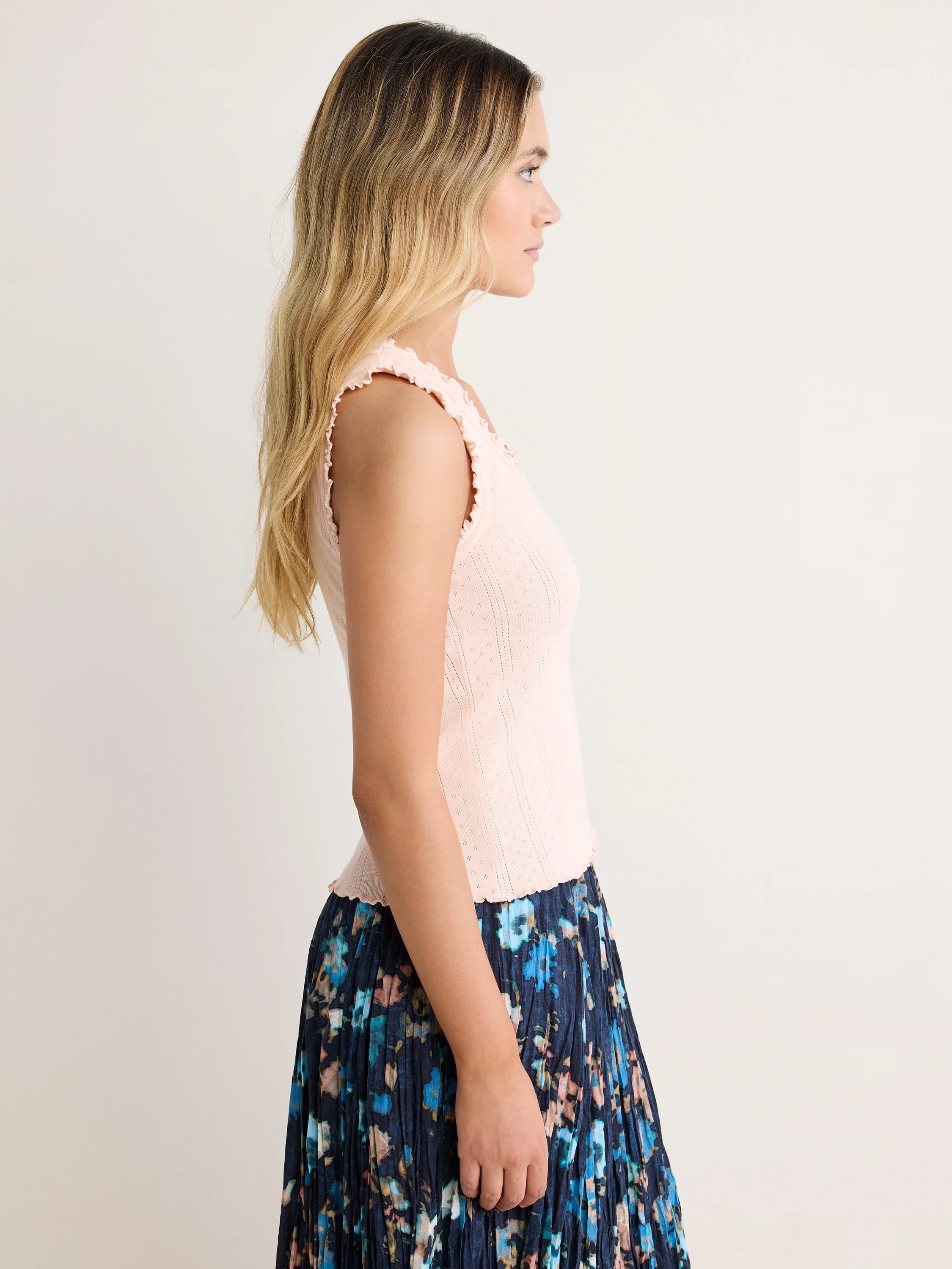 Pointelle Rib Ella Tank