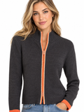 Vera Zip Cardigan