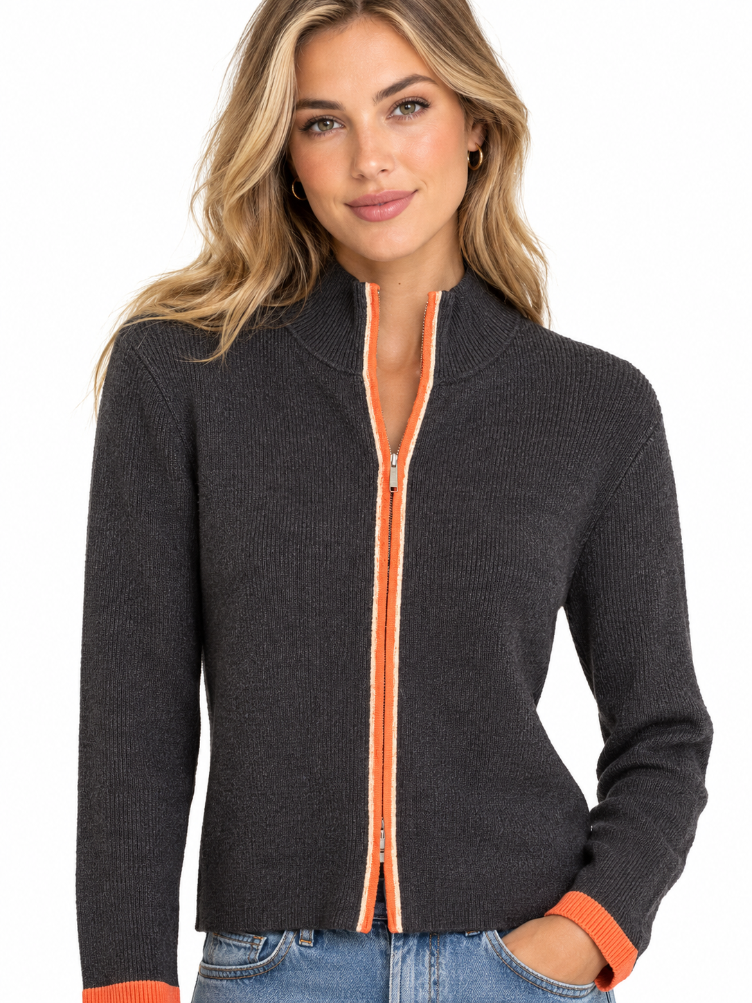 Vera Zip Cardigan