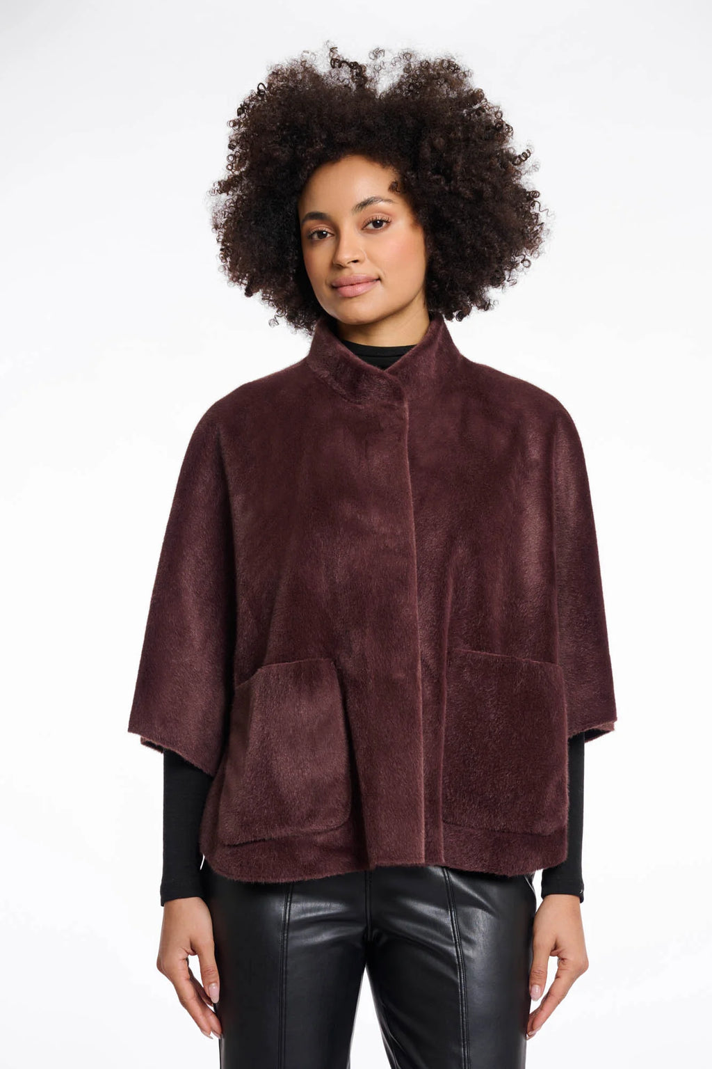 Dewi Faux Fur Cape (more colors)