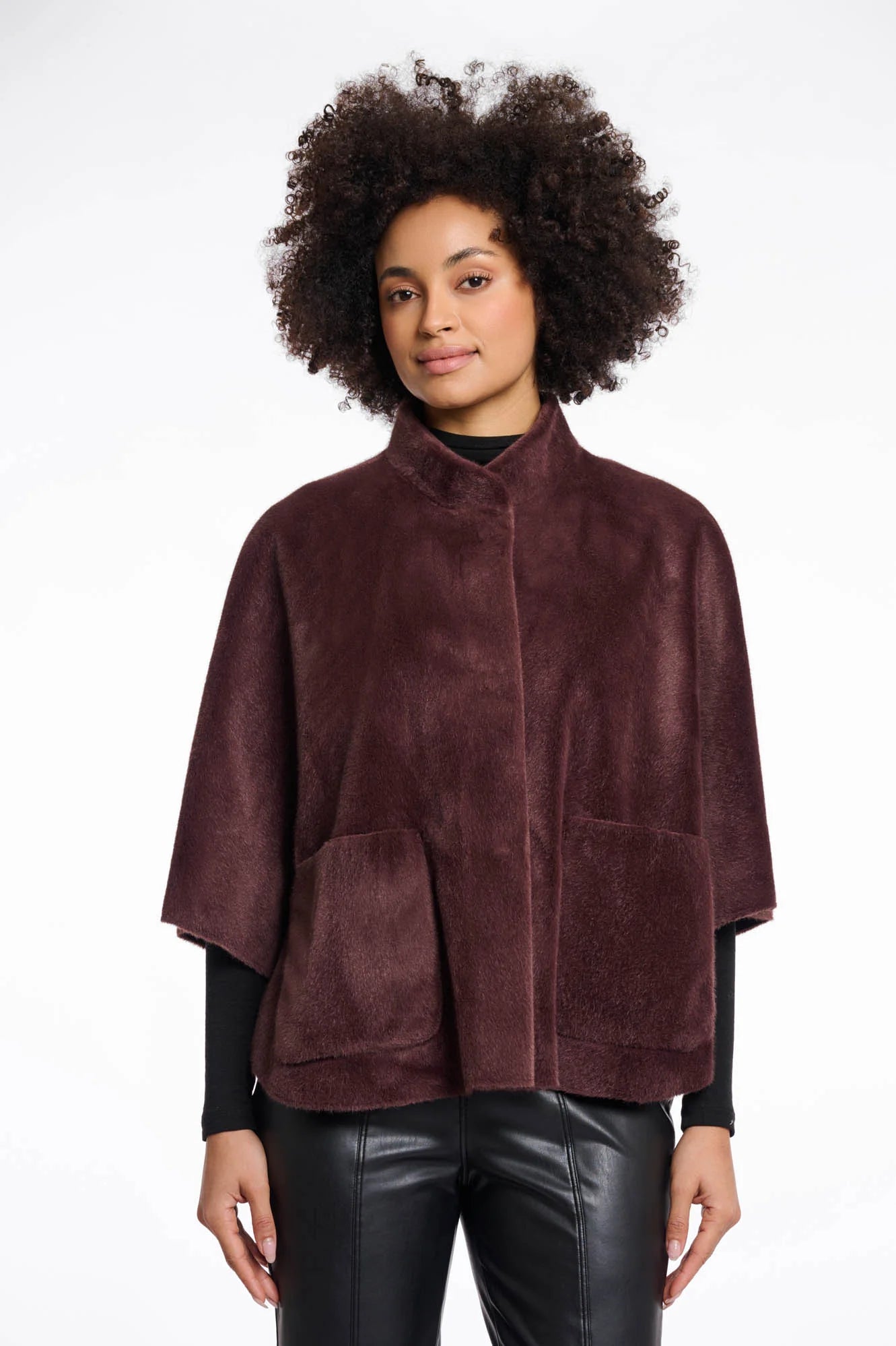 Dewi Faux Fur Cape (more colors)