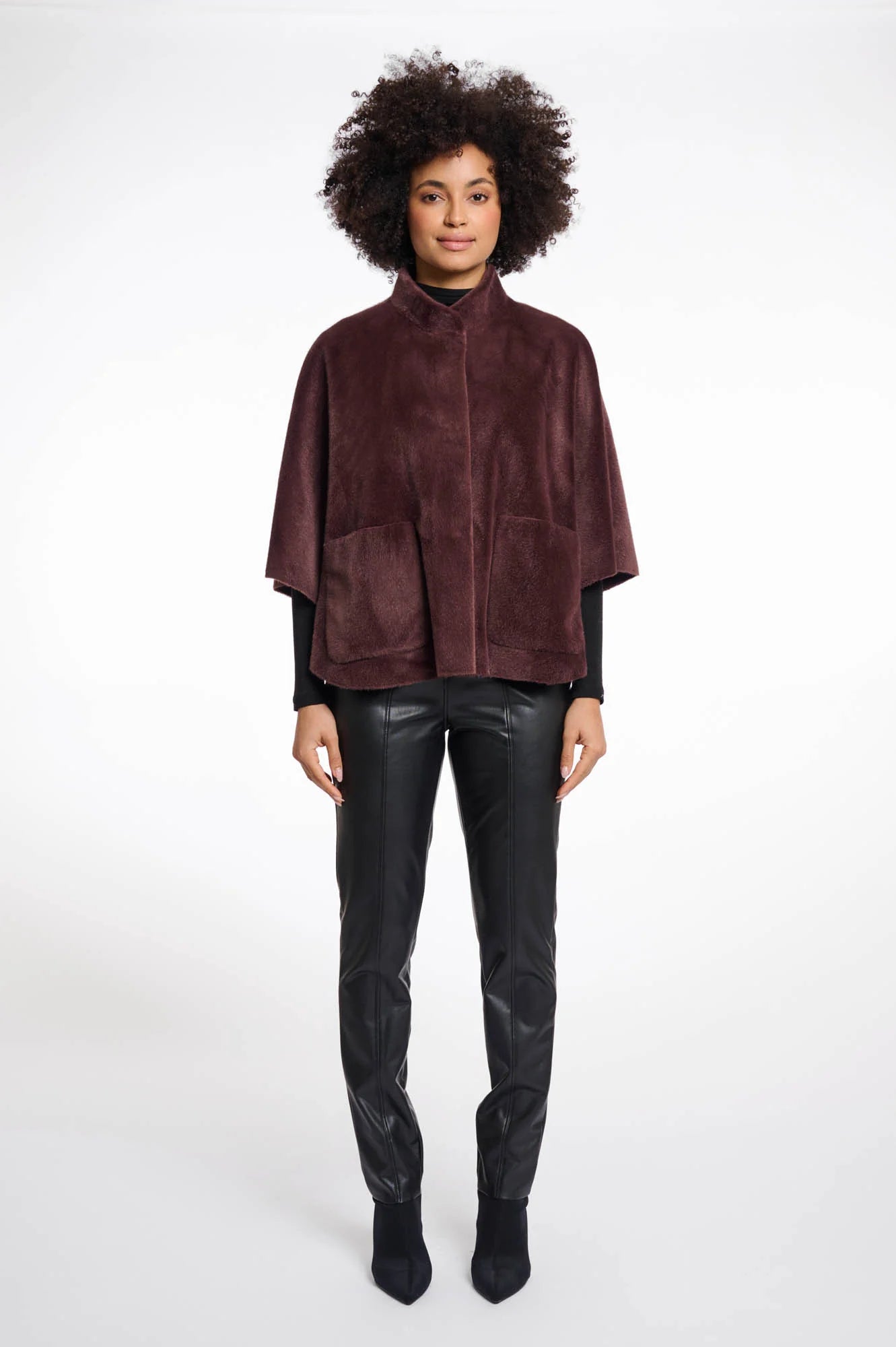 Dewi Faux Fur Cape (more colors)