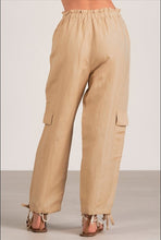 Load image into Gallery viewer, Cargo Pant with Tie Bottoms

