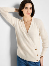 Load image into Gallery viewer, Shaker Stitch Wrap Sweater
