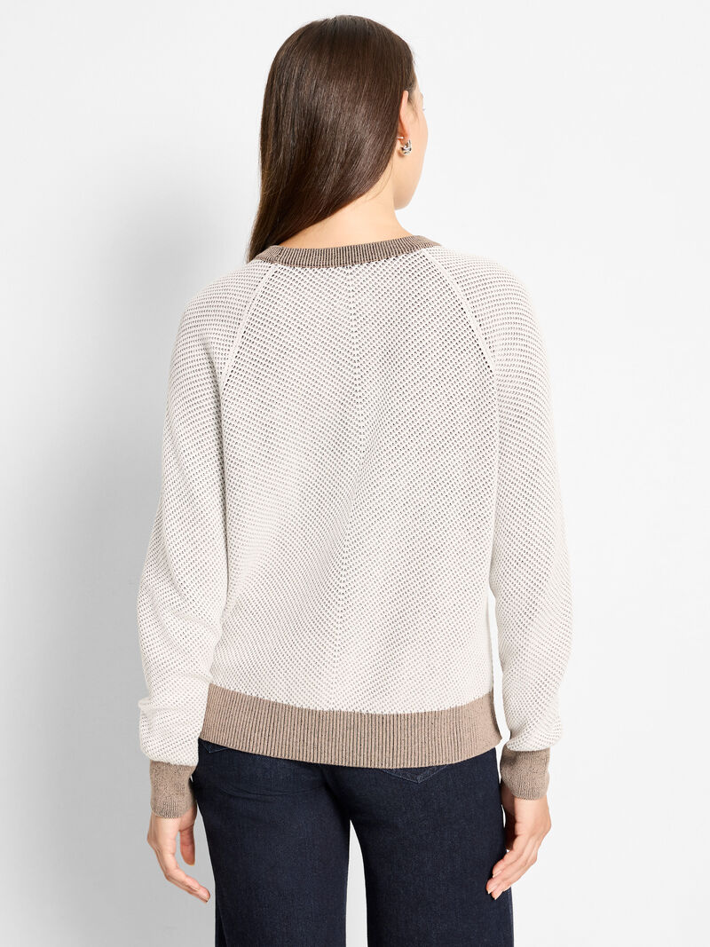 Textured Cotton Sweater