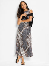 Load image into Gallery viewer, Dotty Palms Boat Neck Dress

