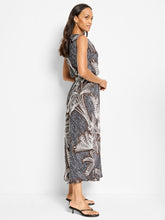 Load image into Gallery viewer, Dotty Palms Boat Neck Dress
