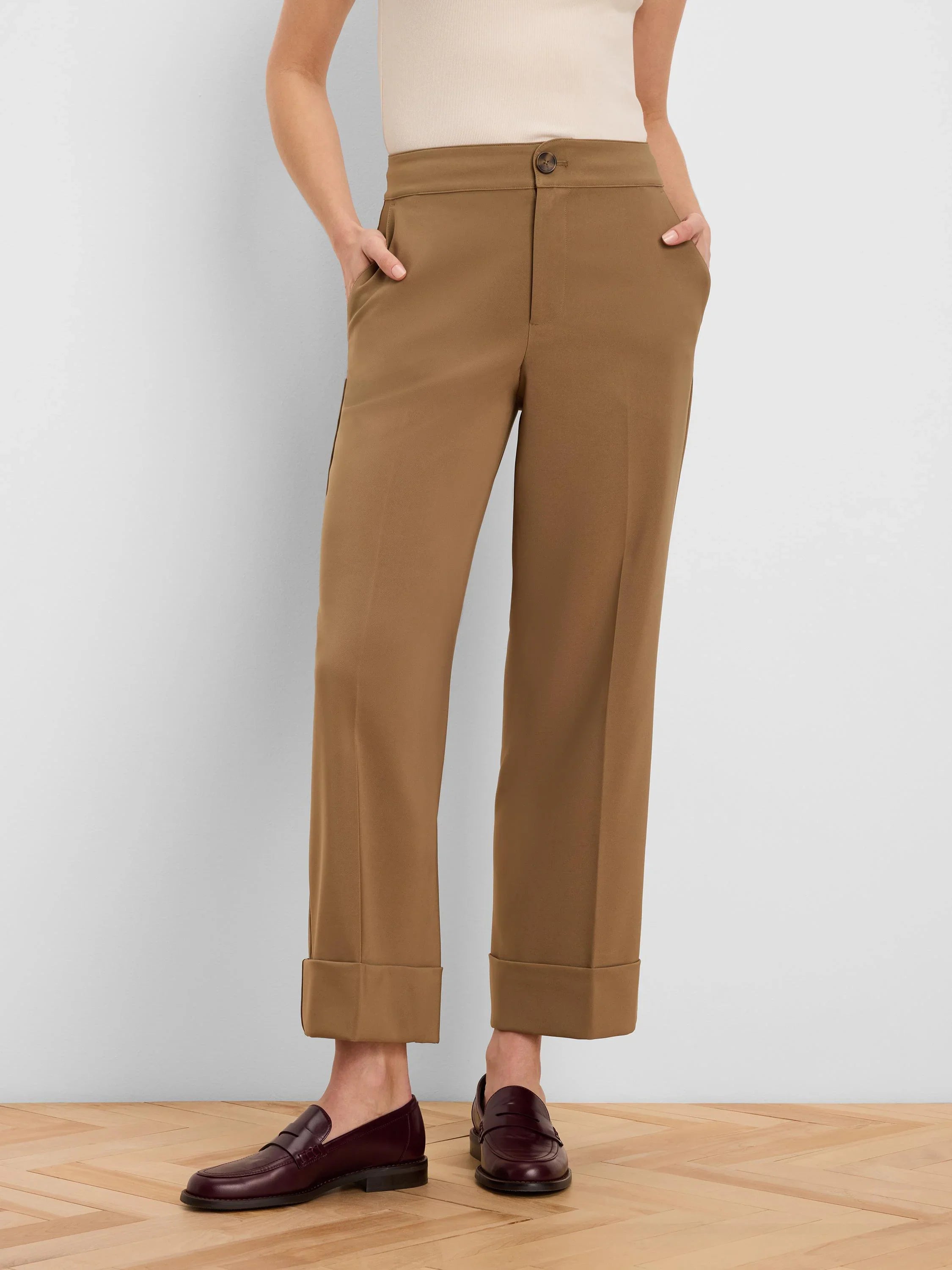 Clarendon Cuffed Ankle Pant