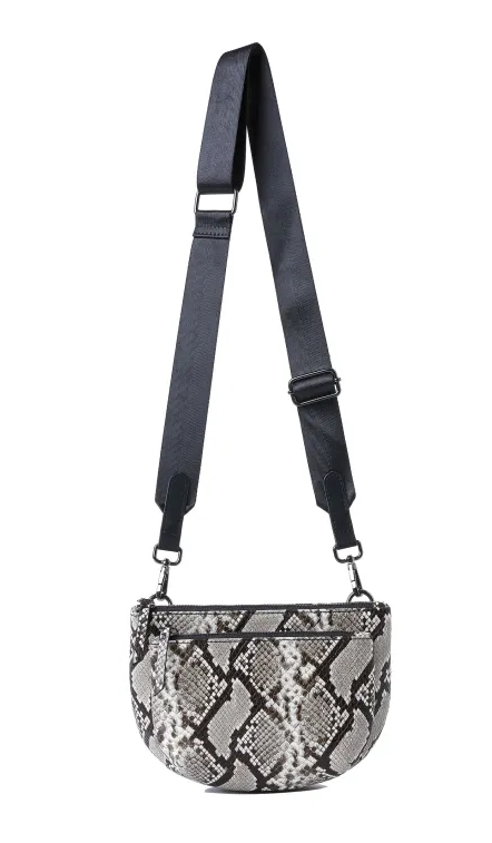 Devon Convertible Crossbody - Natural Python