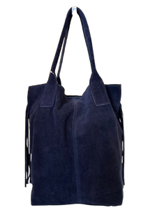 Glass Tassel Suede Tote (more colors)