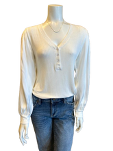 Load image into Gallery viewer, Puff Sleeve Henley Top (more colors)
