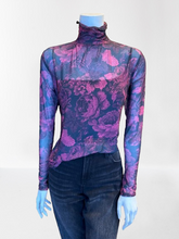 Load image into Gallery viewer, Mock Neck Mesh Top
